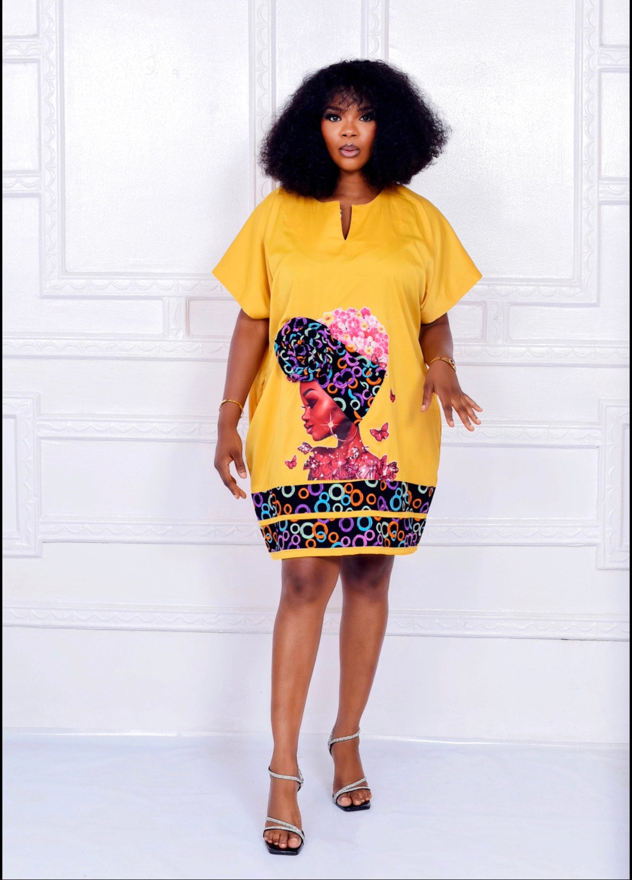 AFRICAN MAYA ART DRESS