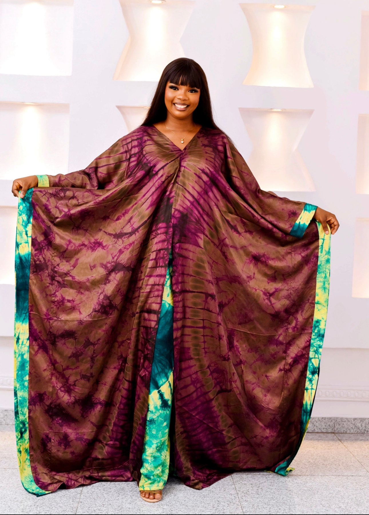 ELEGANT BUNMI ADIRE 2PCS PANT SET