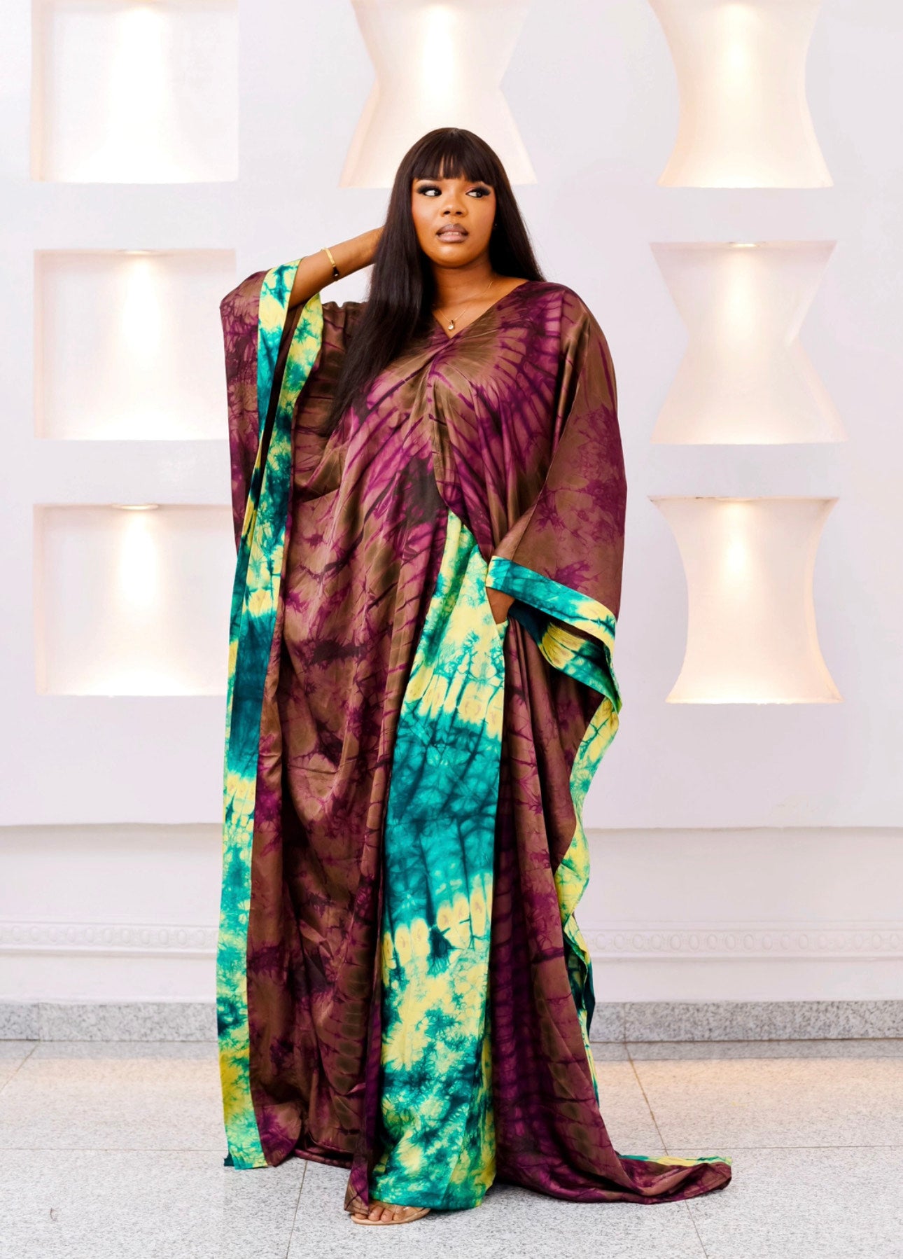 ELEGANT BUNMI ADIRE 2PCS PANT SET