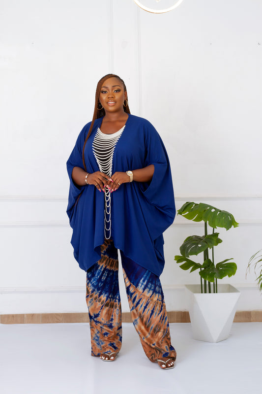 BANKE ADIRE BEADED SET - BLUE