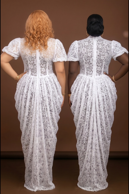 GOLDEN MAJESTY CHORD NET GOWN
